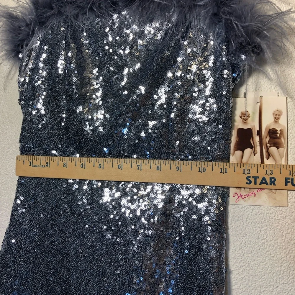 Honey and Rosie Ice blue women's dress size S